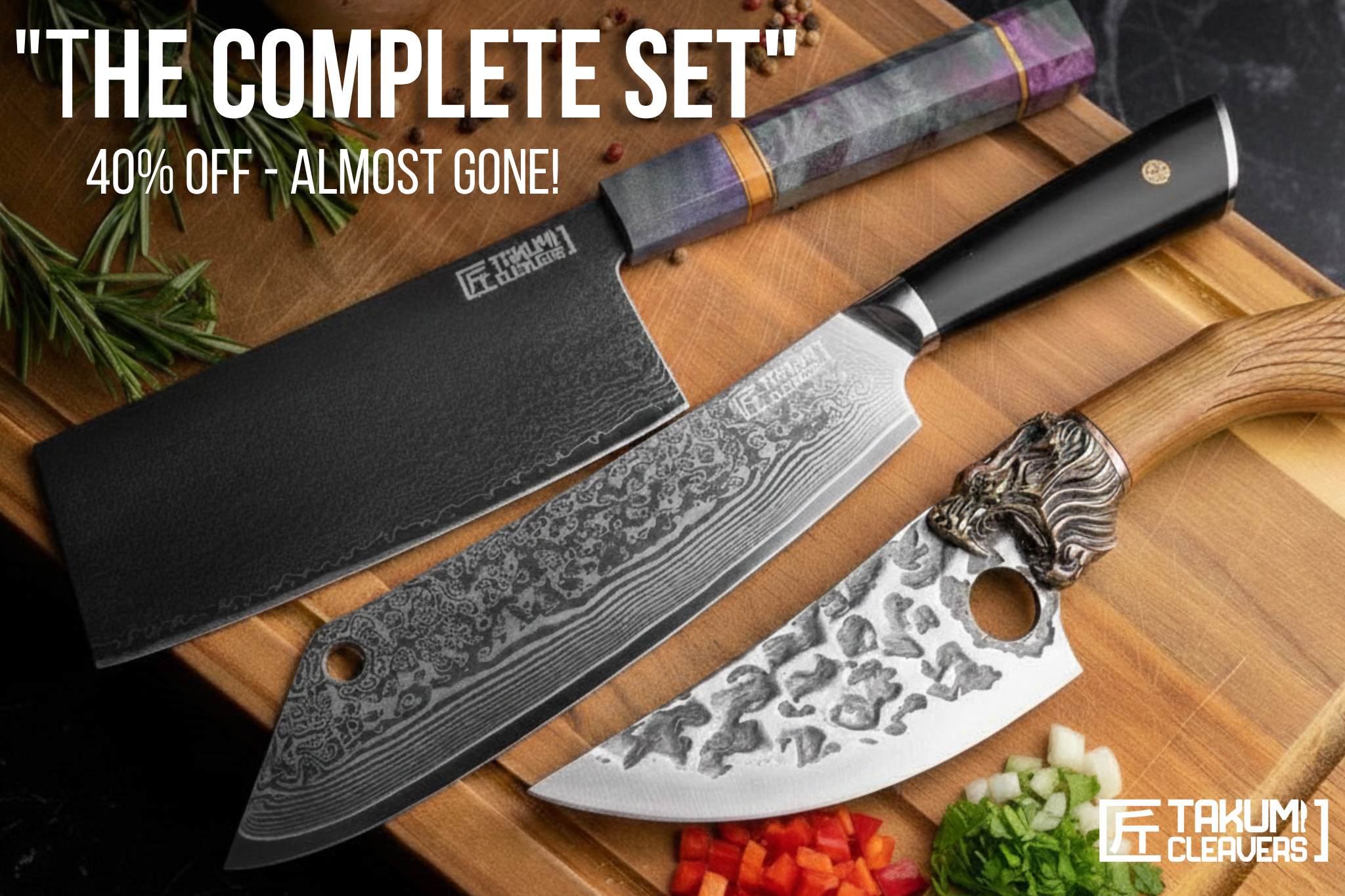 Hand Forged Kitchen Cleavers | Premium Cleaver | Takumi Cleavers